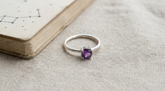 Amethyst Stone Ring