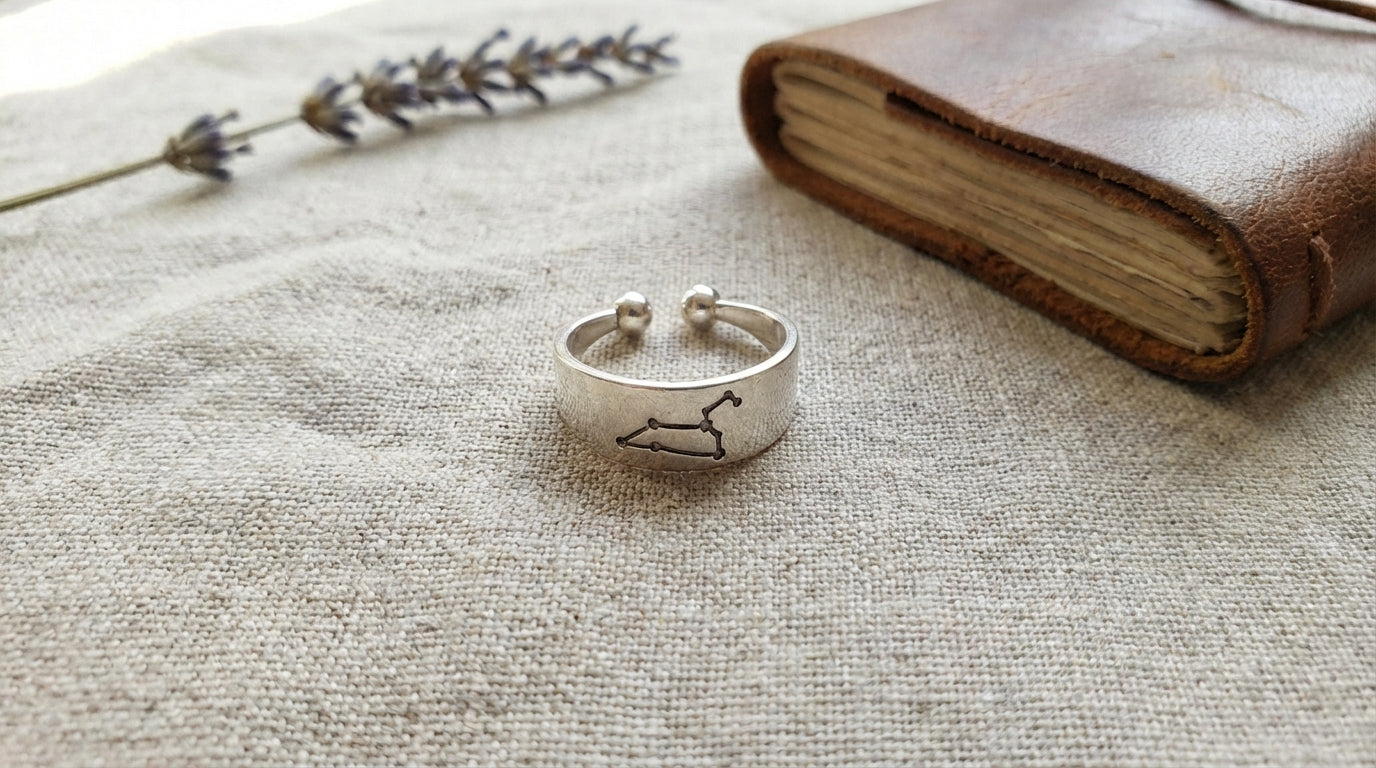 Adjustable Zodiac Sign Ring