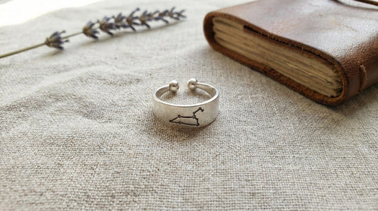 Adjustable Zodiac Sign Ring